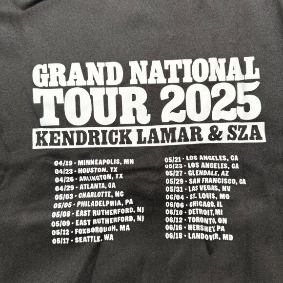 ✅Womens L Black Graphic Hoodie Kendrick Lamar & SZA Grand National Tour 2025 - Picture 5 of 10